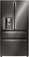 LMXC23746D LG 22.7 Cu. Ft. French Door Refrigerator - 36 Inch Black Stainless Steel Counter Depth-1