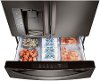 LMXC23746D LG Counter Depth 4 Door French Door Refrigerator - 22.7 cu. ft., 36 Inch Black Stainless Steel-8