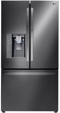LFXS30766D LG 29.6 cu. ft. French Door-in-Door Smart Refrigerator - 36 Inch Black Stainless Steel
