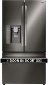 LFXS30766D LG 29.6 cu. ft. French Door-in-Door Smart Refrigerator - 36 Inch Black Stainless Steel-6