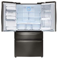 LMXS30776D LG 4 Door French Door-in-Door Refrigerator - 29.7 cu. ft., 36 Inch Black Stainless Steel-2