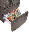 LMXS30776D LG 4 Door French Door-in-Door Refrigerator - 29.7 cu. ft., 36 Inch Black Stainless Steel-5