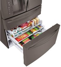 LMXS30776D LG 4 Door French Door-in-Door Refrigerator - 29.7 cu. ft., 36 Inch Black Stainless Steel-5