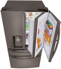 LMXS30776D LG 4 Door French Door-in-Door Refrigerator - 29.7 cu. ft., 36 Inch Black Stainless Steel-6