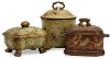 5 Inch Multi-Color Crandle Ceramic Box