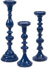 Clearance 16 Inch Marine Blue Candle Holder