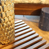 Blue Garden Stool