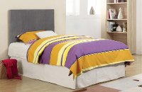 IDF-7008GF-HB-T Gray Upholstered Twin Headboard - Branson