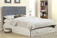 IDF-7008GF-HB-FQ Gray Upholstered Full/Queen Headboard - Branson