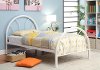 IDF-7712WH-T White Metal Twin Bed - Clarkson