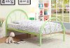 IDF-7712AG-T Green Metal Twin Bed - Clarkson