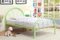 IDF-7712AG-T Green Metal Twin Bed - Clarkson