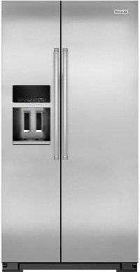 KRSC503ESS KitchenAid 36 Inch Professional Grade Side-by-Side Refrigerator Counter-depth - Stainless Steel