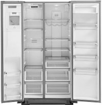 KRSC503ESS KitchenAid Counter Depth Side by Side Refrigerator - 22.7 cu. ft., 36 Inch Stainless Steel-2