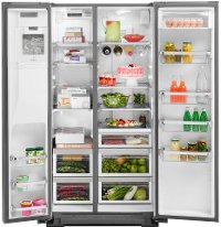KRSC503ESS KitchenAid Counter Depth Side by Side Refrigerator - 22.7 cu. ft., 36 Inch Stainless Steel-3