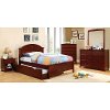 IDF-7942CH-T Cherry Classic Twin Platform Bed - Lexington