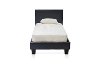 IDF-7008GY-T Gray Leatherette Twin Platform Bed - Manhattan-4