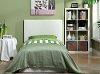 IDF-7008WH-T White Leatherette Twin Platform Bed - Manhattan