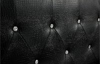 IDF-7794BK-HB-T Black Upholstered Twin Headboard - Milton -2