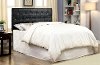 IDF-7794BK-HB-FQ Black Upholstered Full/Queen Headboard - Milton