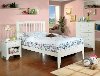 IDF-7908WH-T White Twin Platform Bed - Villa