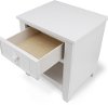 IDF-7905WH-N White Single Drawer Nightstand-2