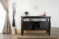 IDI-11462 Contemporary Dark Brown Dining Buffet - Miller