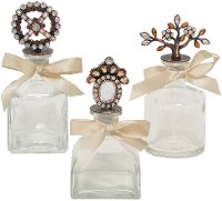 Assorted Glass and Metal Presha Bottle