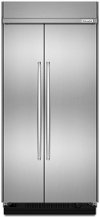 KBSN602ESS KitchenAid 42 Stainless Steel 25.5 cu. ft. Built-In Side by Side Refrigerator