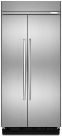 KBSN602ESS KitchenAid Built-In Side by Side Refrigerator - 42 Inch Stainless Steel