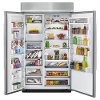 KBSN608ESS KitchenAid 48 Inch Built-In Side by Side Refrigerator - Stainless Steel-3