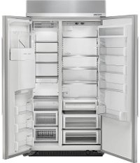 KBSD602ESS KitchenAid Built In Side by Side Refrigerator - 25 cu. ft., 42 Inch Stainless Steel-2