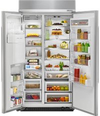 KBSD602ESS KitchenAid Built In Side by Side Refrigerator - 25 cu. ft., 42 Inch Stainless Steel-3