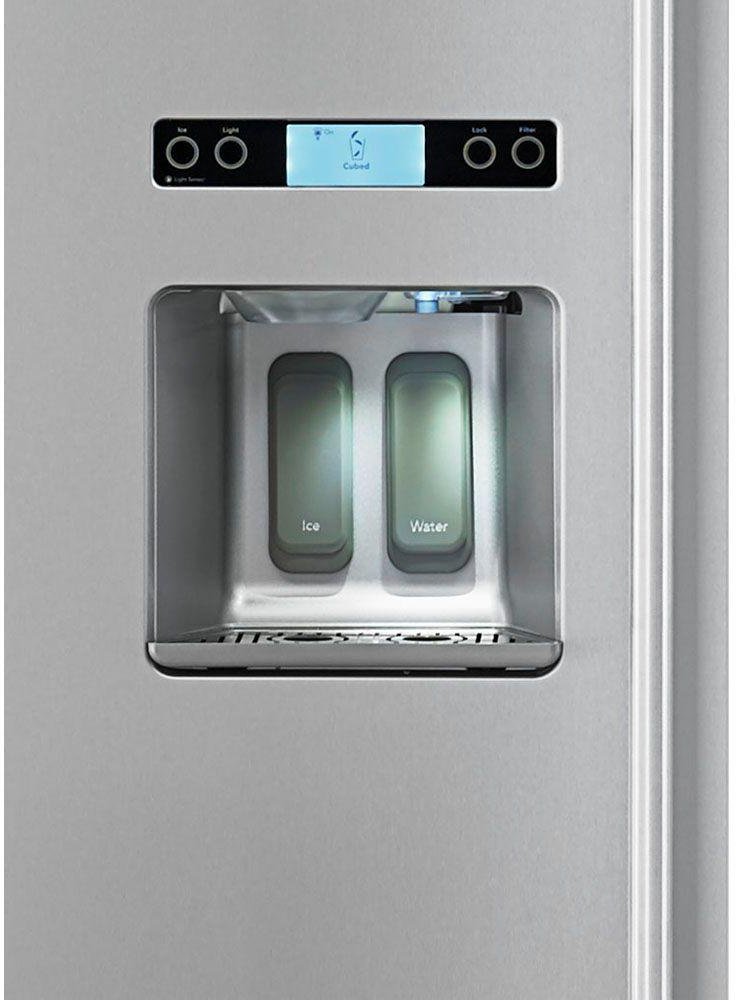 KBSD602ESS KitchenAid Built In Side by Side Refrigerator - 25 cu. ft., 42 Inch Stainless Steel-4