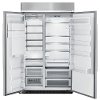 KBSD608ESS KitchenAid 48 Inch Built-in Side-by-Side Refrigerator - Stainless Steel-4