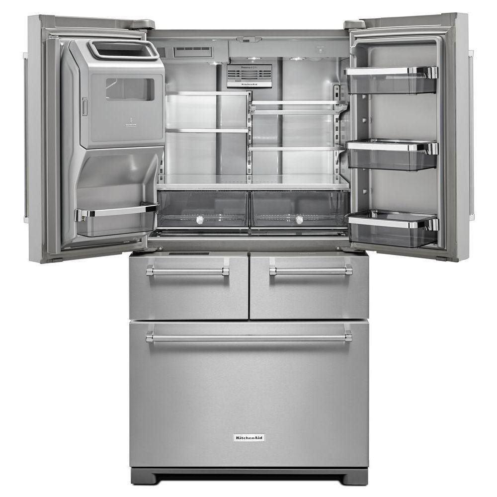 KRMF706ESS KitchenAid 25.8 cu. ft. French Door Refrigerator - 36 Inch Stainless Steel-2