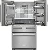 KRMF706ESS KitchenAid 36 Inch Multi-Door Refrigerator - Stainless Steel-2