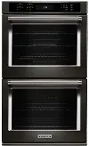 KODE500EBS KitchenAid 10 cu ft Double Wall Oven - Black Stainless Steel 30 Inch