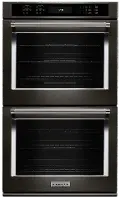 KODE500EBS KitchenAid 10 cu ft Double Wall Oven - Black Stainless Steel 30 Inch