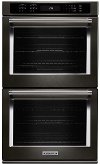 KODE500EBS KitchenAid 30 Inch Double Wall Oven with Convection - 10 cu. ft. Black Stainless Steel