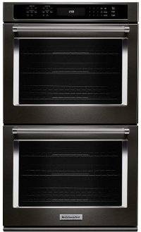 KODE500EBS KitchenAid 30 Inch Double Wall Oven with Convection - 10 cu. ft. Black Stainless Steel