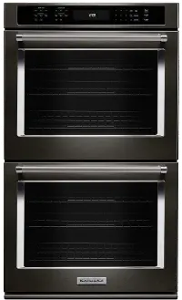 KODE500EBS KitchenAid 30 Inch Double Wall Oven with Convection - 10 cu. ft. Black Stainless Steel