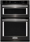 KOCE500EBS KitchenAid 30 Inch Combination Wall Oven with Microwave - 6.4 cu. ft. Black Stainless Steel