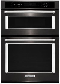 KOCE500EBS KitchenAid 30 Inch Combination Wall Oven with Microwave - 6.4 cu. ft. Black Stainless Steel