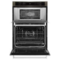 KOCE500EBS KitchenAid 30 Inch Combination Wall Oven with Microwave - 6.4 cu. ft. Black Stainless Steel-2