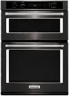 KOCE500EBS KitchenAid 6.4 cu ft Combination Wall Oven - Black Stainless Steel 30 Inch