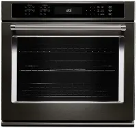 KOSE500EBS KitchenAid 30 Inch Single Wall Oven with Convection - 5.0 cu.ft. Black Stainless Steel