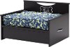 3107185 Black Dog Bed with Storage - Step One