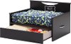 3107185 Black Dog Bed with Storage - Step One-2