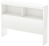3050098 White Twin Bookcase Headboard - Libra